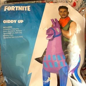 Fortnite adult costume; one size fits most